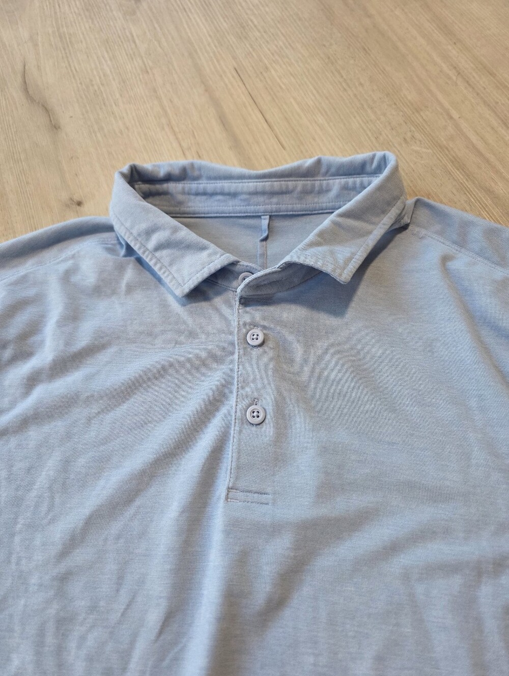 Lululemon Men's Polo Shirt Size L Blue